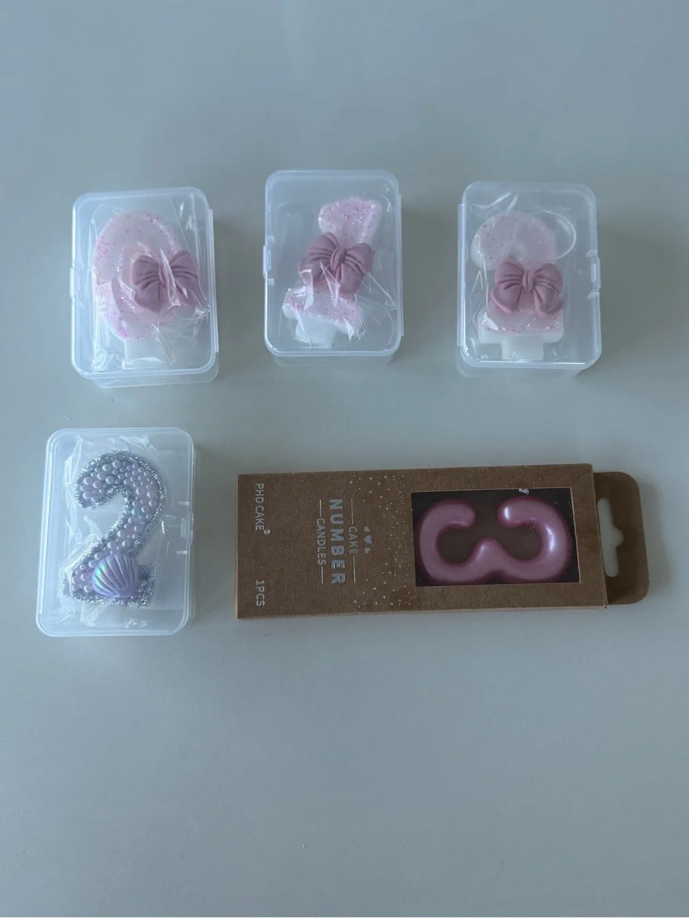 BUNDLE of 5 candles - Kids Party Accessory - NWT
